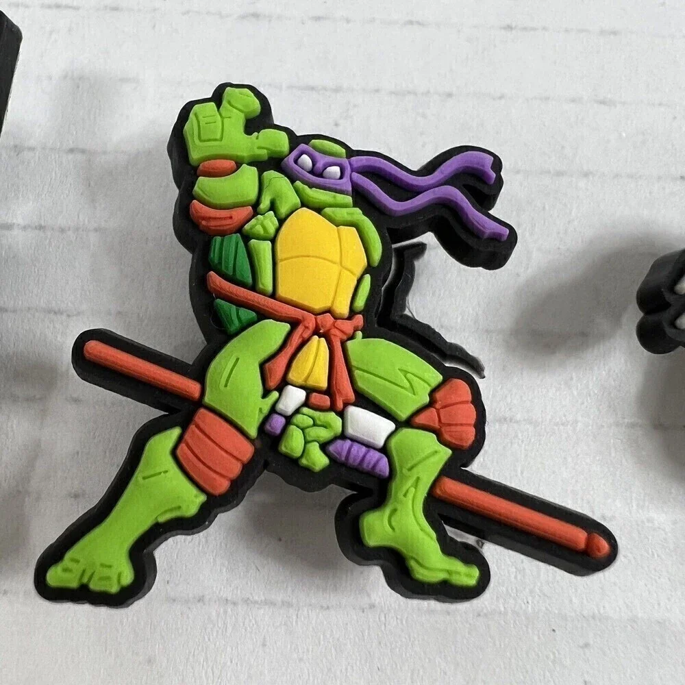 4 Shoe Charms for Crocs TEENAGE MUTANT NINJA TURTLES